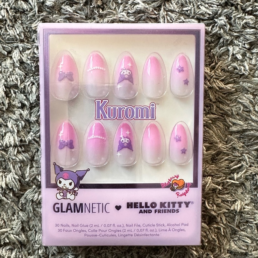 SOLD- Glamnetic Kuromi Press-On Nails
